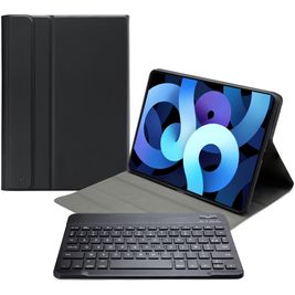 Mobilize Detachable Bluetooth Keyboard iPad Air 4 (2020) Hoes AZERTY Bluetooth Toetsenbord Bookcase - Zwart