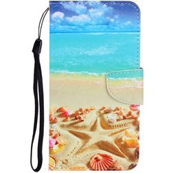 Mobigear Design LG K61 Hoesje Bookcase Portemonnee - Strand