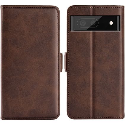 Mobigear Slim Magnet Google Pixel 6a Hoesje Bookcase Portemonnee - Bruin