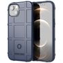 Mobigear Rugged Shield iPhone 13 Hoesje Flexibel TPU Backcover Shockproof - Blauw