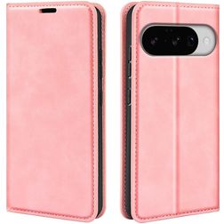 Mobigear Retro Slim Google Pixel 10 Hoesje Bookcase Portemonnee - Roze
