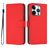 Mobigear Urban Wallet iPhone 16 Pro Hoesje Bookcase Portemonnee - Rood