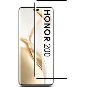 Mobigear Premium HONOR 200 Glazen Screenprotector - Case Friendly - Zwart