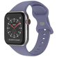 Mobigear Sport Dual Siliconen Apple Watch Bandje Druksluiting - 42/41/40/38 mm - Blauw