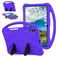 Mobigear AeroArmor Samsung Galaxy Tab S11 Ultra Hoes EVA Schuim Backcover + Stylus Houder + Standaard - Paars