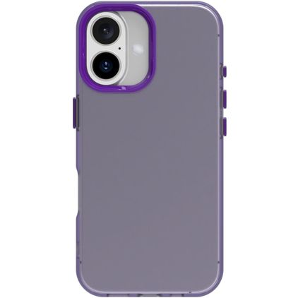 Mobigear Crystal iPhone 16 Plus Hoesje Hardcase Backcover - Paars