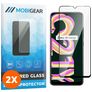 Mobigear Premium Realme C21Y Glazen Screenprotector - Case Friendly - Zwart (2-Pack)