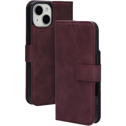 Mobiparts Classic Wallet iPhone 13 Hoesje Bookcase Portemonnee - Velvet Red