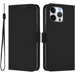 Mobigear Urban Wallet iPhone 16 Pro Max Hoesje Bookcase Portemonnee - Zwart