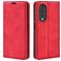 Mobigear Retro Slim HONOR 70 Hoesje Bookcase Portemonnee - Rood