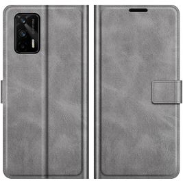 Mobigear Wallet Realme GT Hoesje Bookcase Portemonnee - Grijs
