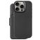 Decoded Detachable Wallet iPhone 16 Pro MagSafe Hoesje Echt Leer Uitneembare 2in1 Bookcase Portemonnee - Zwart