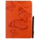 Mobigear Butterfly iPad 7 (2019) Hoes Bookcase + Stylus Houder - Oranje