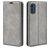Mobigear Retro Slim Motorola Moto E32 Hoesje Bookcase Portemonnee - Grijs