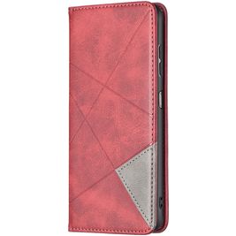 Mobigear Rhombus Slim Nokia G11 Hoesje Bookcase - Rood