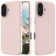 Mobigear Rubber Touch iPhone 16 Siliconen Hoesje Backcover - Roze