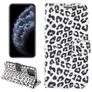 Mobigear Leopard iPhone 13 Hoesje Bookcase Portemonnee - Wit