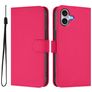 Mobigear Urban Wallet iPhone 16 Plus Hoesje Bookcase Portemonnee - Magenta