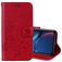 Mobigear Roses iPhone XR Hoesje Bookcase Portemonnee - Rood