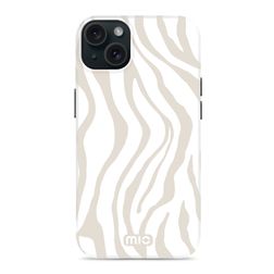 MIO iPhone 15 MagSafe Hoesje Hardcase Backcover - Sandy Zebra