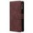 Mobigear Zipper Samsung Galaxy A51 Hoesje Bookcase Portemonnee - Bruin