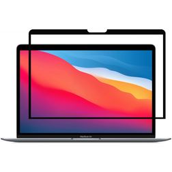 GrizzlyCoat MacBook Air 13 Inch (2010-2019) Screenprotector Anti-Glare Folie - Case Friendly - Zwart Model A1369 / A1466