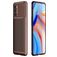 Mobigear Racing OPPO Reno 4 Hoesje Flexibel TPU Backcover - Bruin