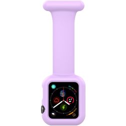 Mobigear Clip Case Verpleegkundige Apple Watch Bandje Speld - 46/45/44 mm - Paars