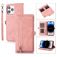 Mobigear Zipper iPhone 14 Pro Max Hoesje Bookcase Portemonnee - Roségoud