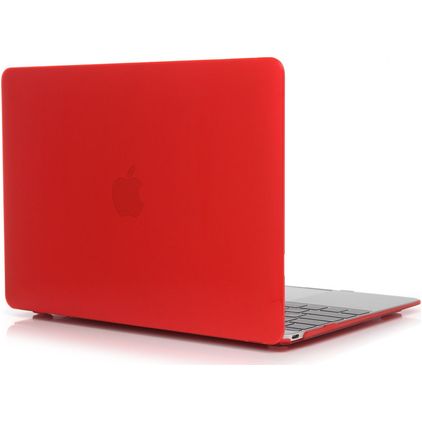 Mobigear Glossy MacBook Pro 13 Inch (2016-2023) Hoes Hardshell Laptopcover MacBook Case - Rood - Model A1706 / A1708 / A1989 / A2159 / A2289 / A2251 / A2338