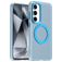 Mobigear Shockproof Samsung Galaxy S24 FE MagSafe Hoesje Hardcase Backcover - Blauw