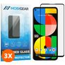 Mobigear Premium Google Pixel 5a 5G Glazen Screenprotector - Case Friendly - Zwart (3-Pack)
