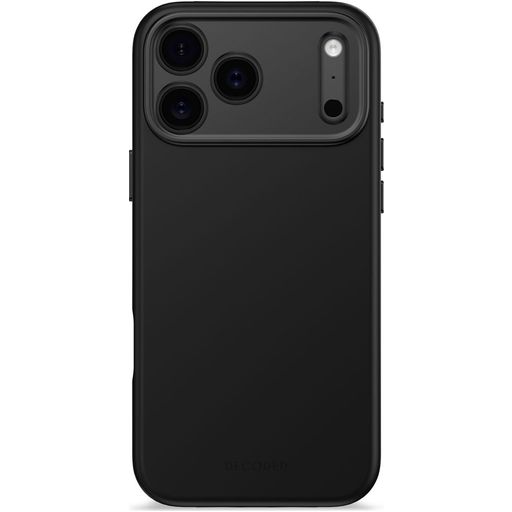 Decoded iPhone 17 Pro Max Siliconen Hoesje Backcover - Phantom Black
