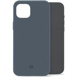 Mobilize Rubber Gelly iPhone 15 Plus Hoesje Flexibel TPU Backcover - Matt Blue