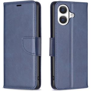 Mobigear Excellent iPhone 17 Hoesje Bookcase Portemonnee - Blauw