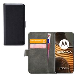 Mobilize Classic Gelly Wallet Motorola Edge 50 Ultra Hoesje Bookcase Portemonnee - Zwart