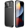 Mobigear Racing iPhone 14 Pro Hoesje Flexibel TPU Backcover - Zwart