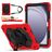 Mobigear SureGrip Xtreme Samsung Galaxy Tab A9 Plus (2023) Hoes Hard Kunststof,Siliconen Backcover + Schouderband + Standaard - Rood