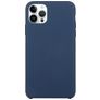Mobigear Rubber Touch iPhone 15 Pro Max Siliconen Hoesje Backcover - Donkerblauw