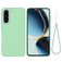 Mobigear Rubber Touch Samsung Galaxy A37 Siliconen Hoesje Backcover - Groen