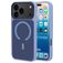 Mobiparts Hardcover iPhone 17 Pro Max MagSafe Hoesje Hardcase Backcover - Satin Light Blue
