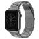Mobigear Antwerp Stalen Apple Watch Bandje Vouwsluiting - 42/41/40/38 mm - Grijs