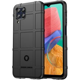 Mobigear Rugged Shield Samsung Galaxy M33 Hoesje Flexibel TPU Backcover Shockproof - Zwart