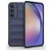 Mobigear Bumpy Samsung Galaxy A35 Hoesje Flexibel TPU Backcover - Donkerblauw
