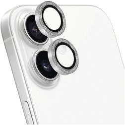 Mobiparts iPhone 16 Glazen Camera Lens Protector - Case Friendly - Zilver