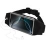 Mobiparts Comfort Fit Telefoonhouder Hardlopen iPhone 16 Pro Sport Hoesje Neopreen Sportarmband - Zwart