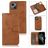 Mobigear Wallet iPhone 15 Plus Hoesje Uitneembare 2in1 Bookcase Portemonnee - Bruin