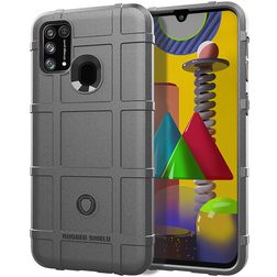 Mobigear Rugged Shield OnePlus Nord N100 Hoesje Flexibel TPU Backcover Shockproof - Grijs