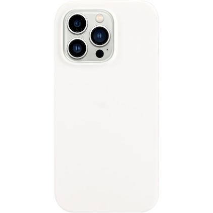 Mobigear Colors iPhone 14 Pro Hoesje Flexibel TPU Backcover - Wit