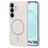 Mobiparts Slim Line Samsung Galaxy S25 MagSafe Hoesje Hardcase Backcover - Off White